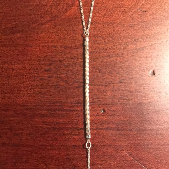 Altar’d State Drop Crystal Gold Necklace NWT!! - Picture 6 of 7